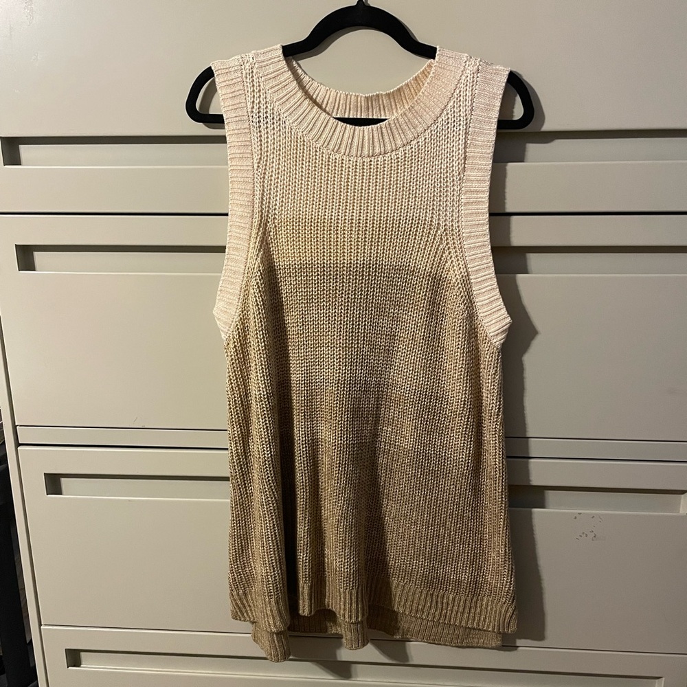 EUC Sonoma Sweater Tank Size 2X